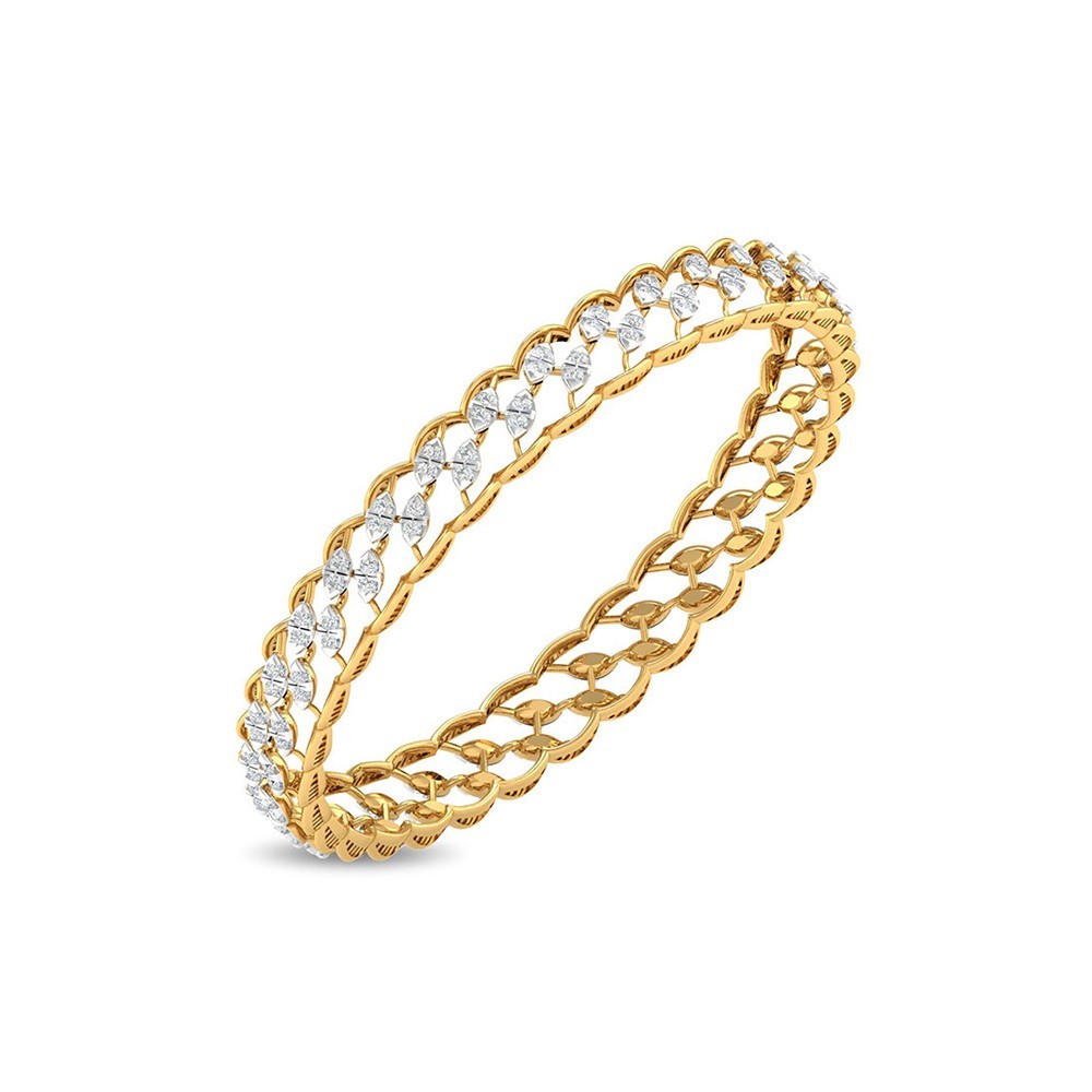 Exquisite Dual Jewel Diamond Danglers