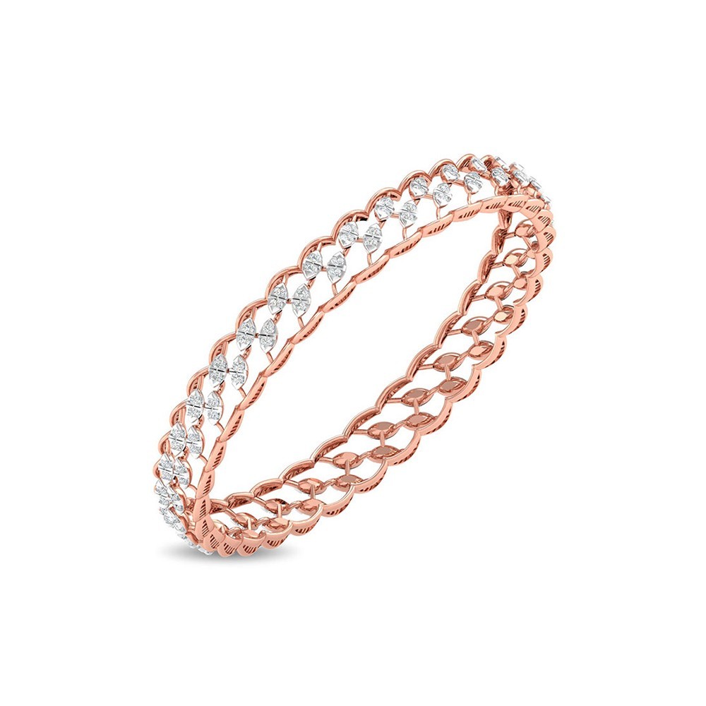 Exquisite Dual Jewel Diamond Danglers