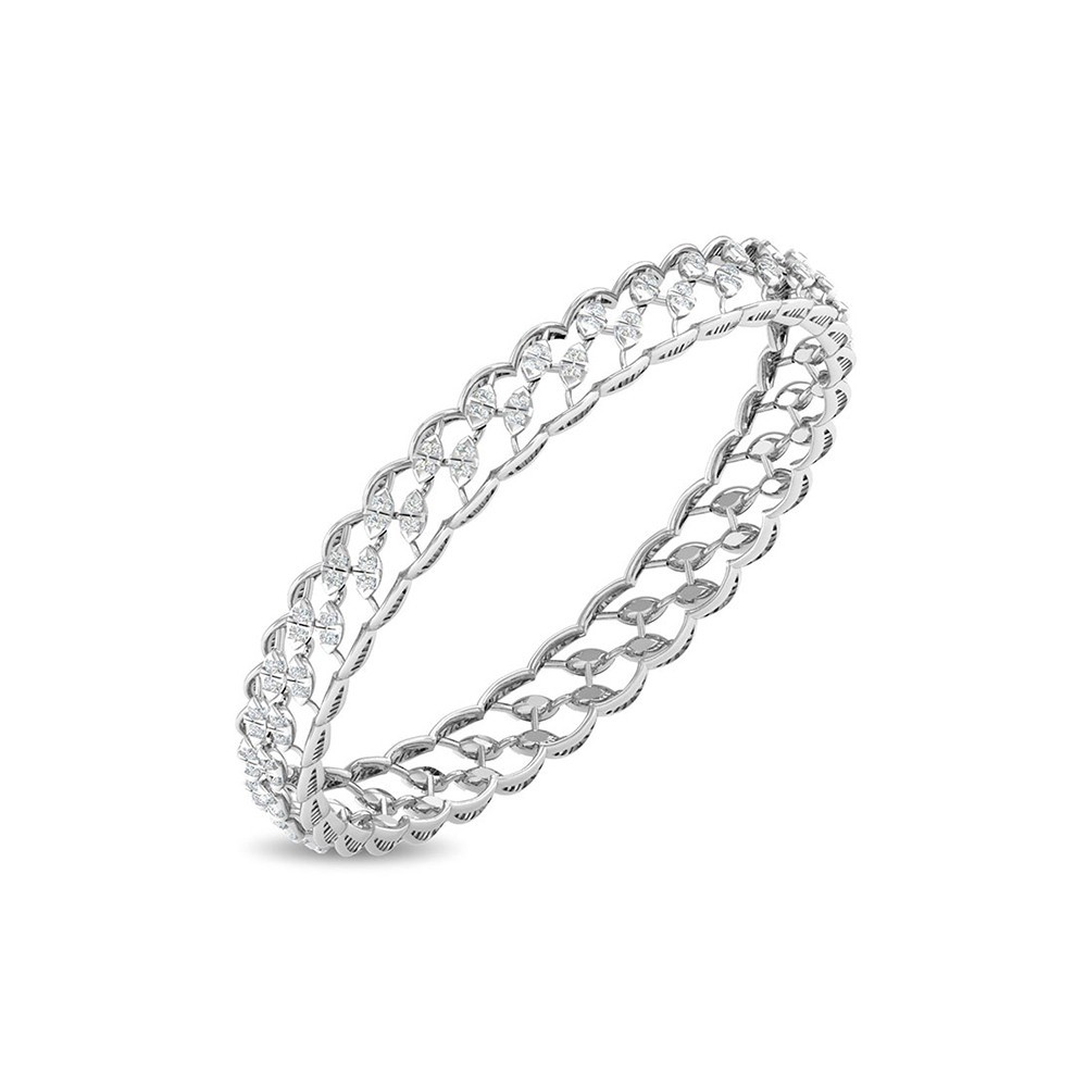 Exquisite Dual Jewel Diamond Danglers